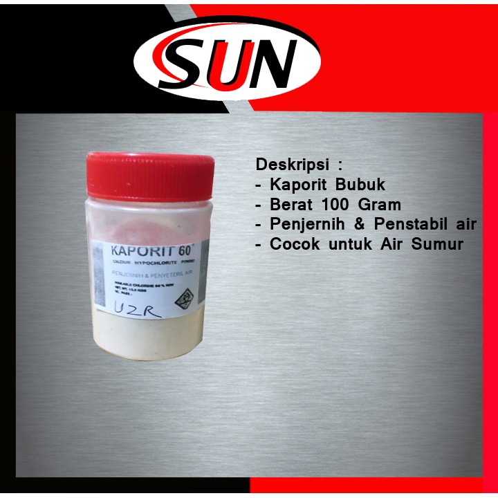 Kaporit Bubuk Powder 100 Gram Penstabil Dan Penjernih Air