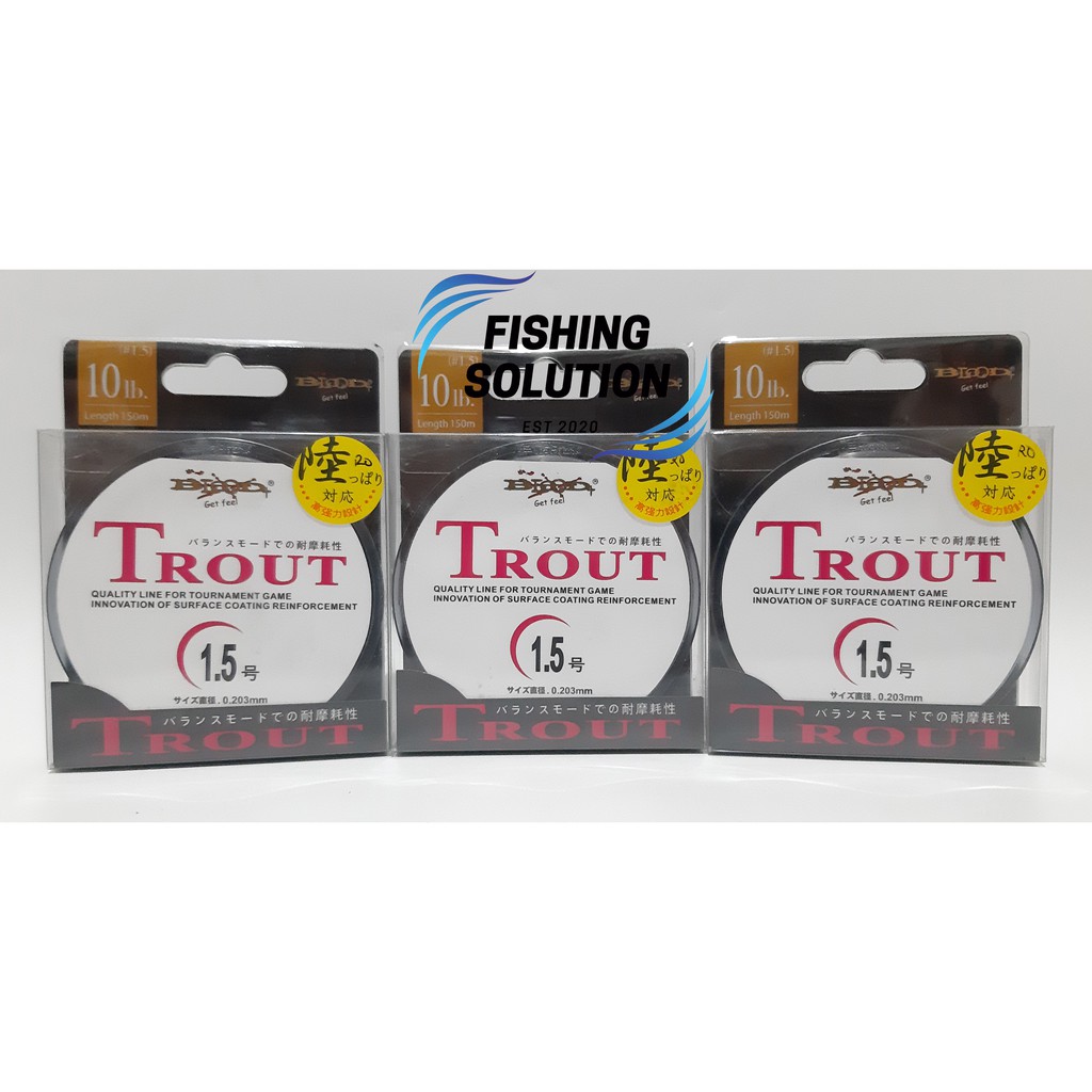 Senar Pancing Blood Trout untuk Tournament Game 150 M