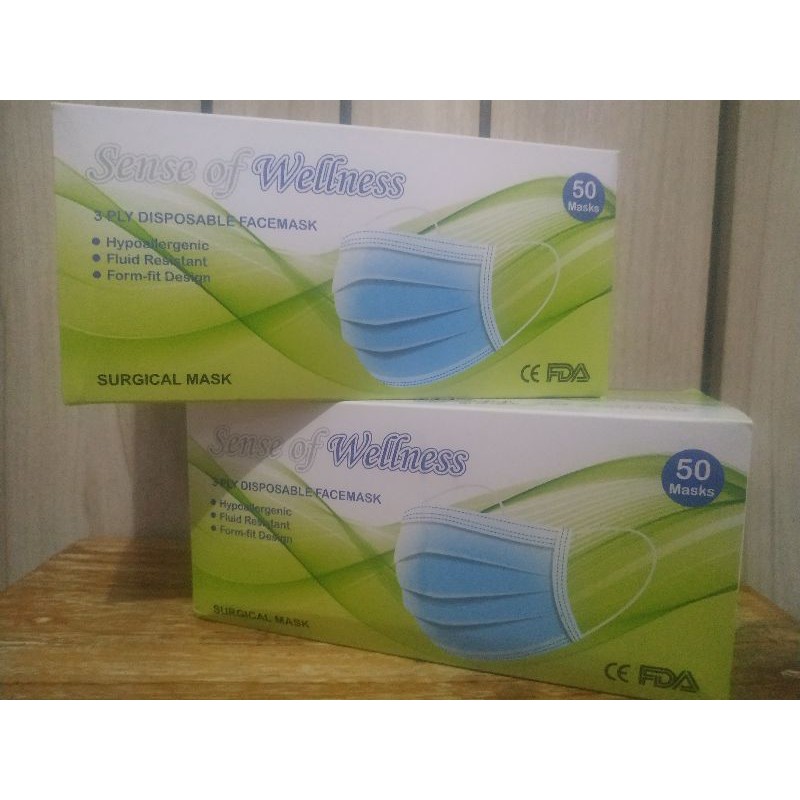 Masker wellness 3ply isi 50 pcs