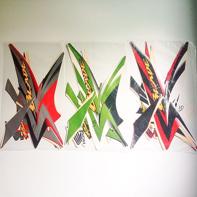 Striping Sticker Honda Blade 2010 2011