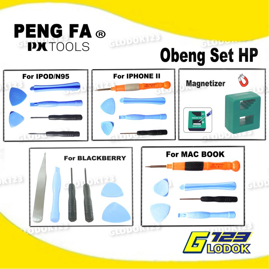 Obeng HP Set Smartphone Repair Tool Full Set Pengfa