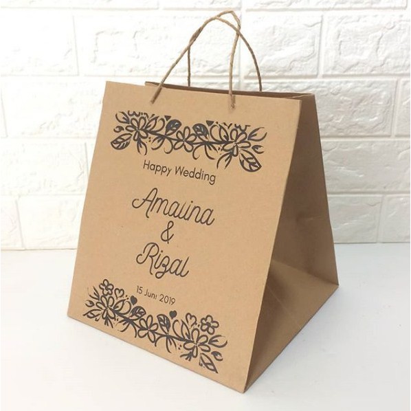 

Paper Bag Tali 9 Ukuran 17,5x16,5x25 cm
