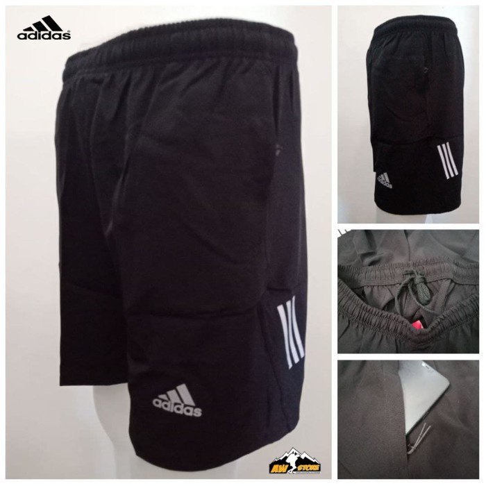 PRIA-LARI-CELANA- CELANA PENDEK RUNNING OLAHRAGA PRIA ADIDAS GRADE ORIGINAL IMPORT - M -CELANA-LARI-