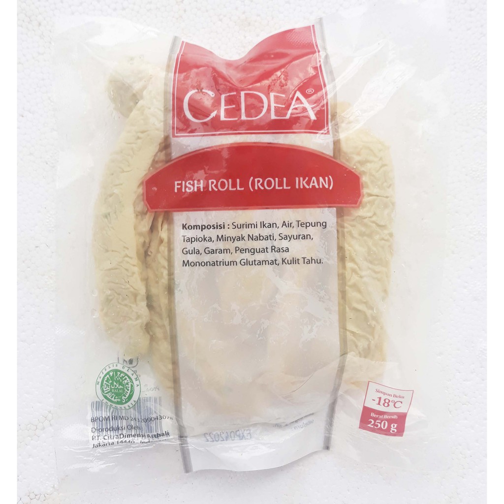 

Cedea Fish Roll Ikan 250 Gram isi 10 Pcs