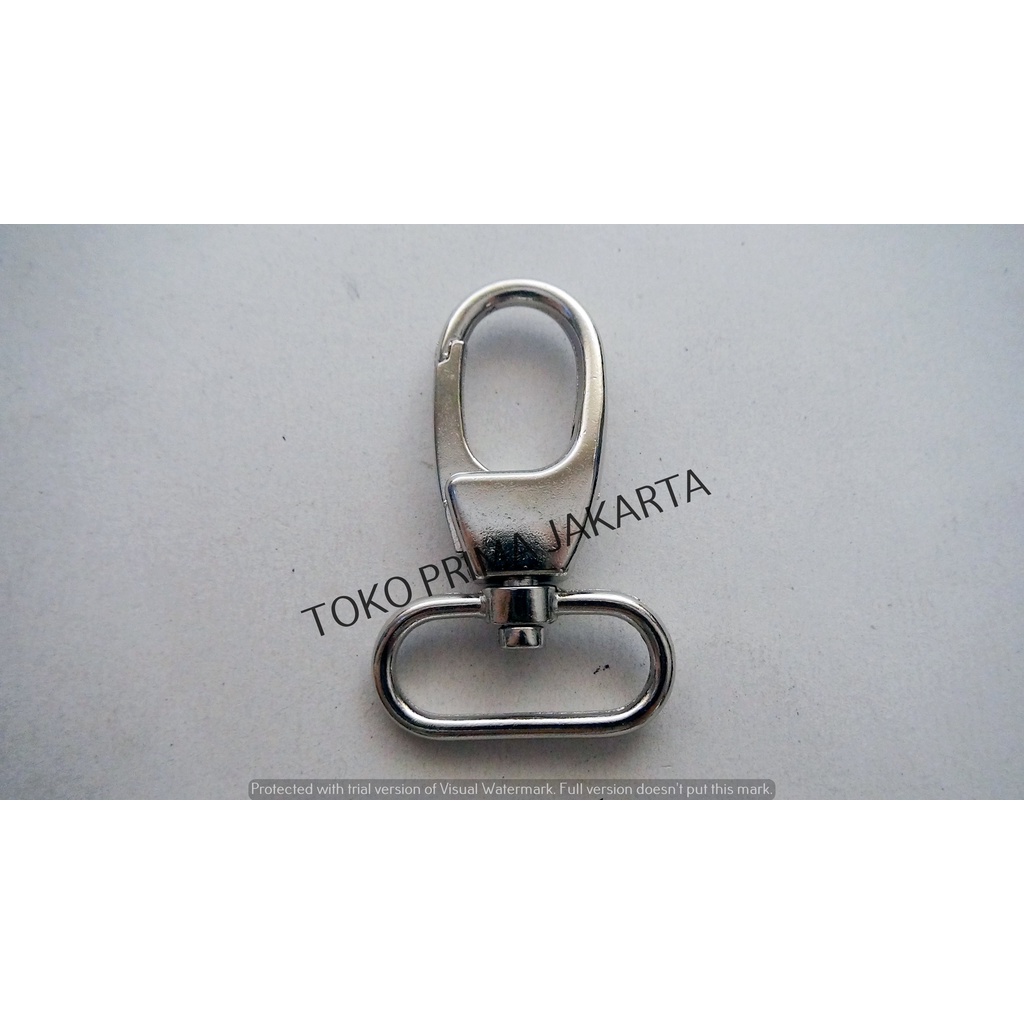 

AKSESORIS CANTELAN GANTUNGAN KOKOT KAITAN METAL BAG HOOK PENGAIT BESI 012-25 MM B NKL
