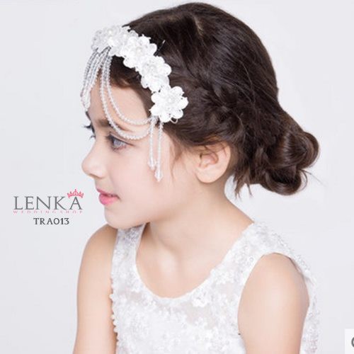 [SIAP KIRIM] Aksesoris Tiara Rambut Lace Pesta l Lenka - TRA013