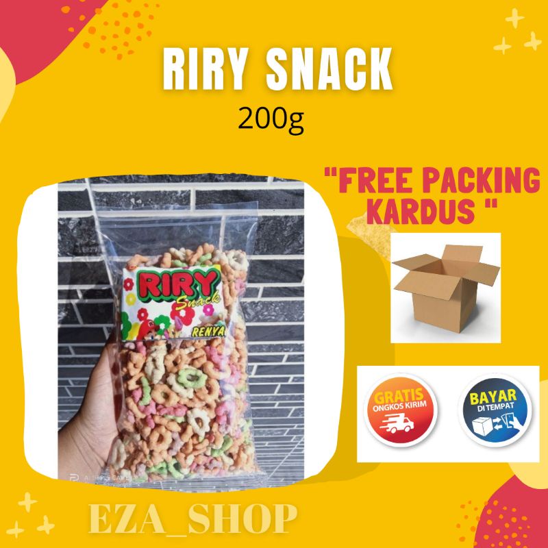 SNACK RIRI REPACK 200g / RIRI KILOAN MURAH / SNACK RIRI / SNACK KILOAN / SNACK JADUL / JAJAN PASAR