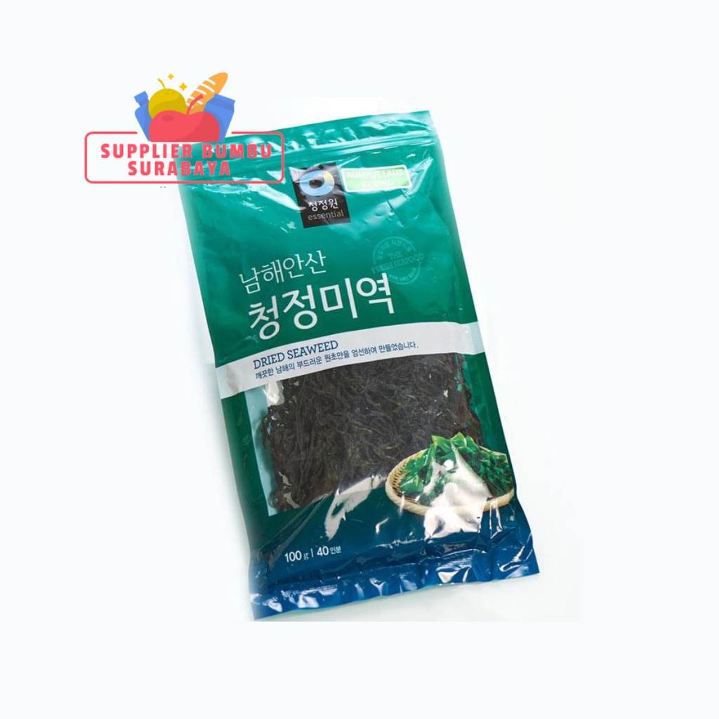 Daesang Chung Jung One Dried Seaweed Rumput Laut Kering Korea Wakame Miyeok 100g