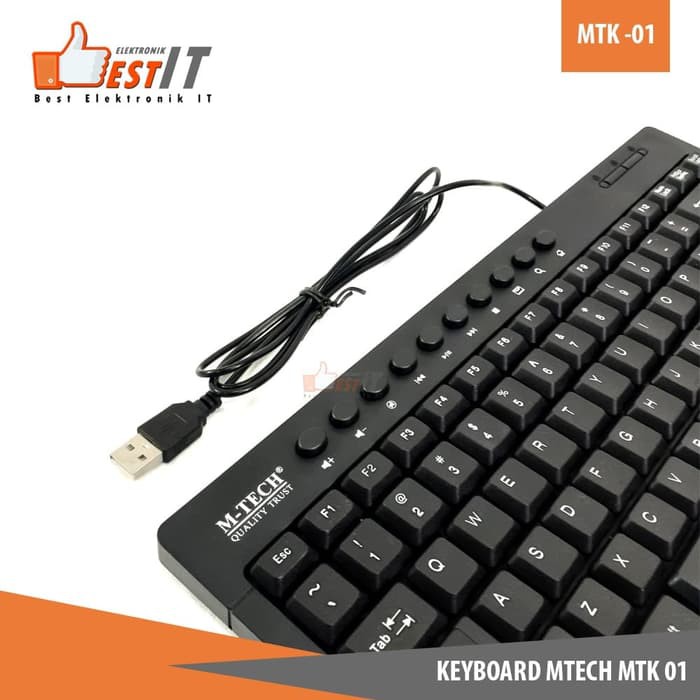 Keyboard Usb PC Komputer laptop M-Tech 01