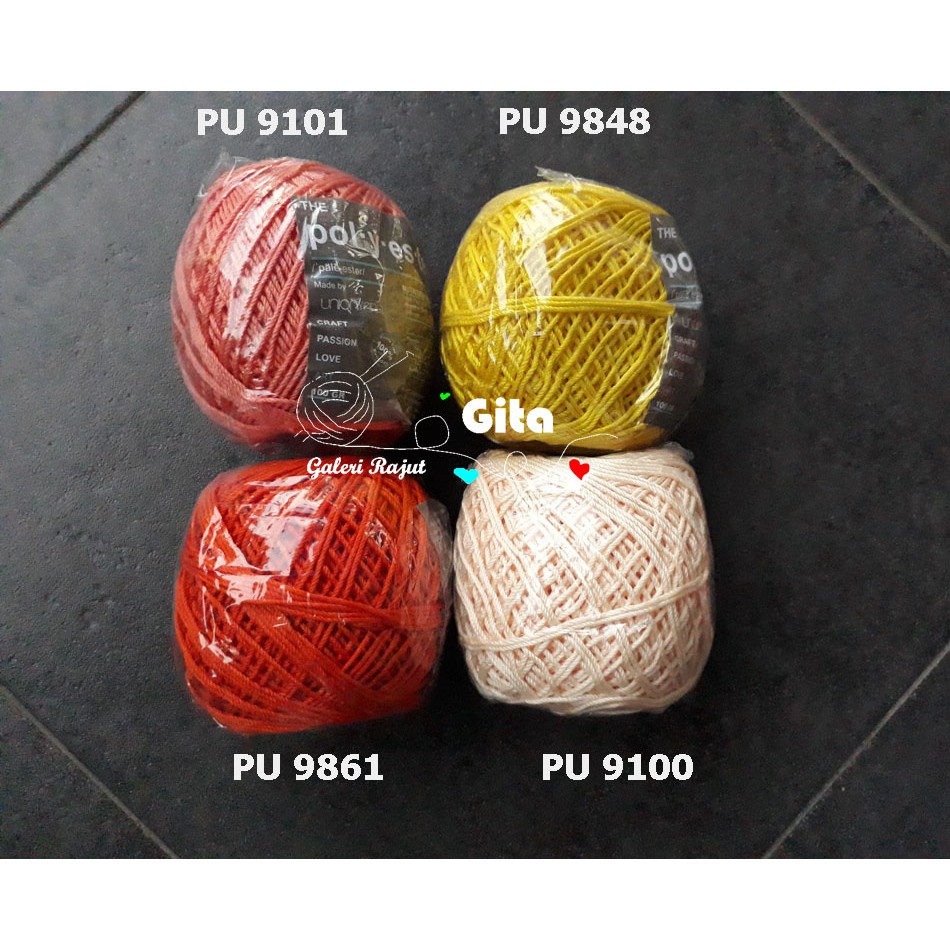 Benang Polyester Kilap D30 (Union Yarn)/Poly Kilap United Union