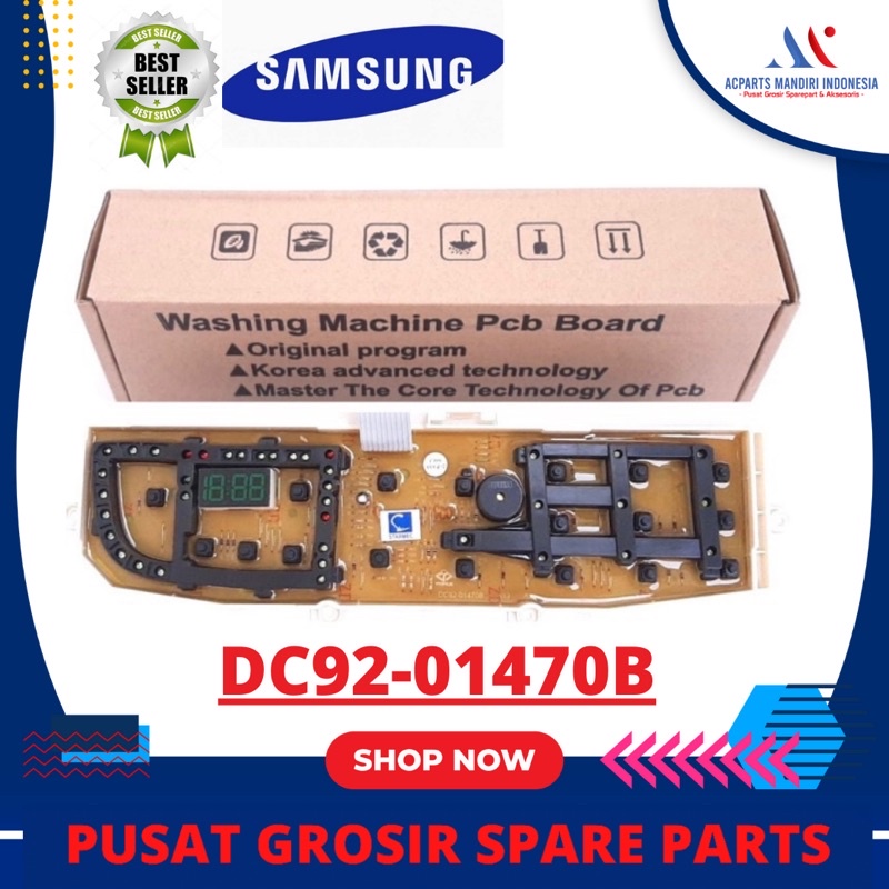 Modul Mesin Cuci SAMSUNG WA11F5S3QRY WA95F5S5QWA WA11F5S5 WA11F5S7 ( DC92-014700 )