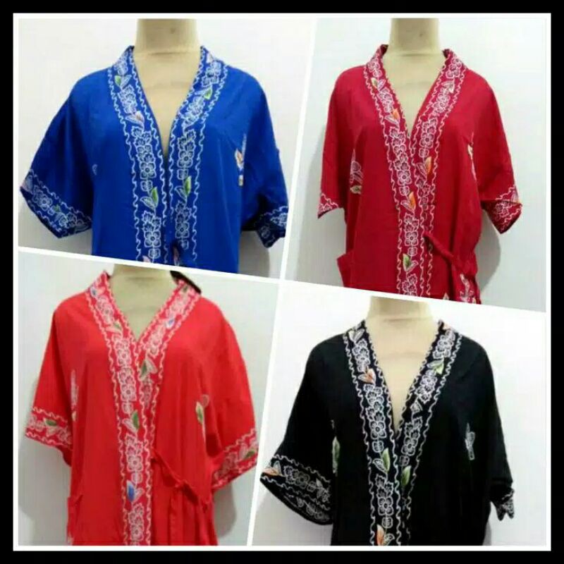 KIMONO KENCANA UNGU LABEL HITAM