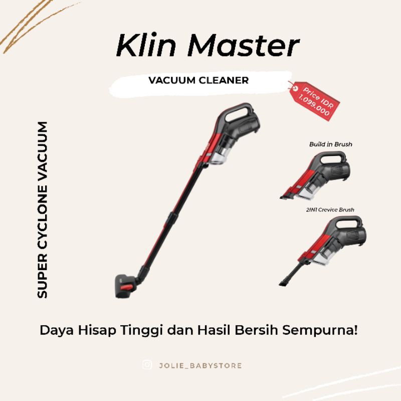 Vacum Cleaner Robot Penyedot Debu Multifungsi -Klin Master