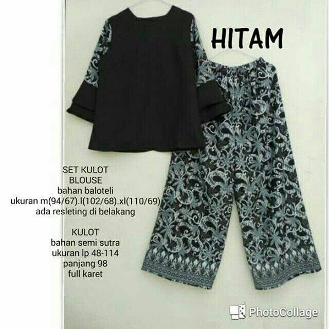 Set kulot batik kebaya