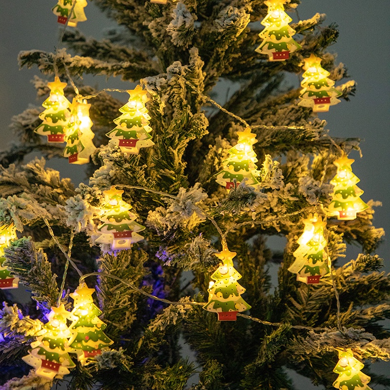 (1.5M / 3m) Lampu Natal / Kabel Tembaga Tenaga Baterai Bentuk Santa Claus