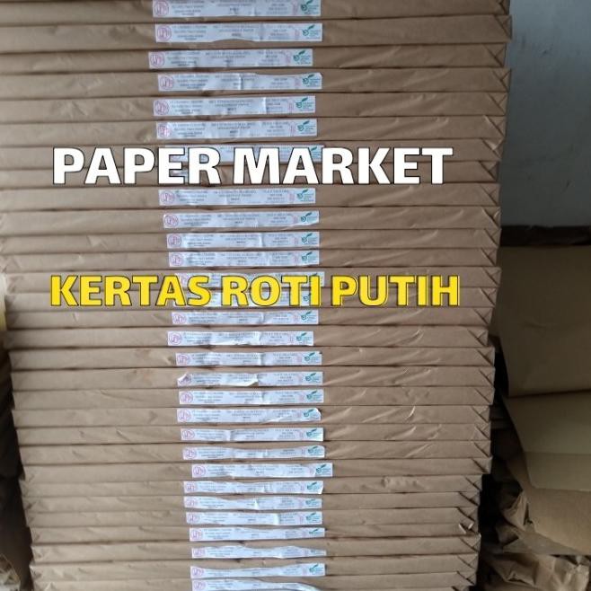 

✯ Kertas Roti Putih / Baking Paper Putih 75 x 100cm - 1 roll (50 lembar) ✺