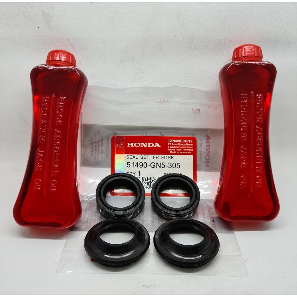 SEAL SHOCK DEPAN+SEAL ABU+OLI SHOCK SUPRA/BEAT/VARIO
