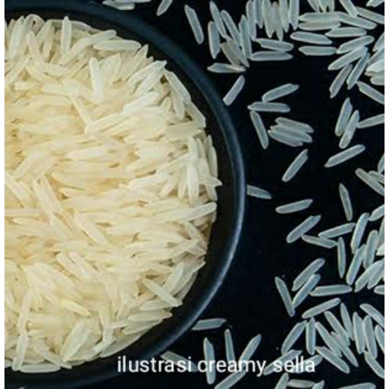 

Original beras basmati kualitas premium repacking 1 kg (Bang Wishnu)