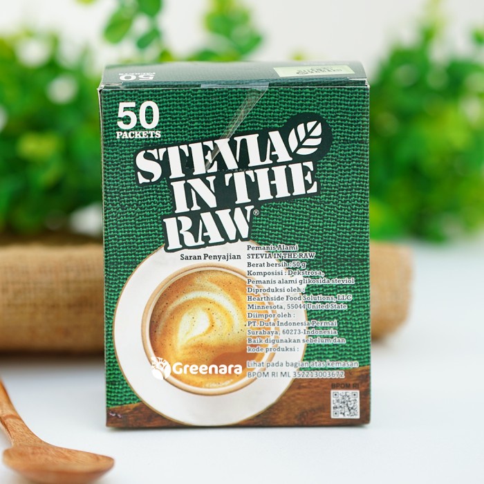 

Stevia In The Raw 1 Box 50 Packets