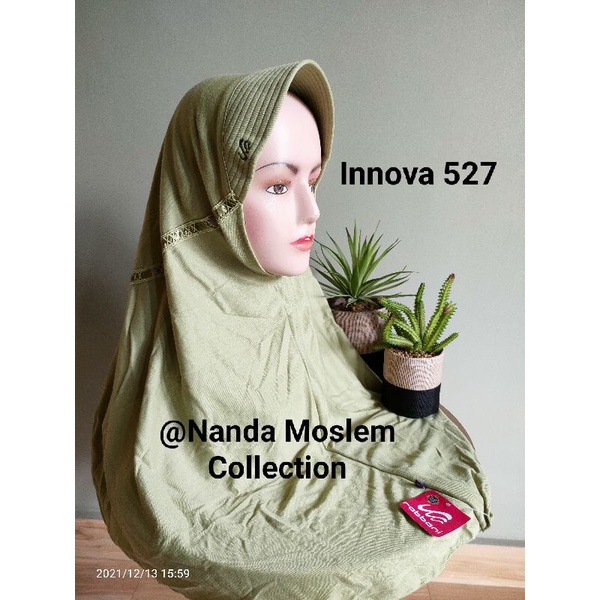 Jilbab Rabbani size M Innova Hijau  Kode 527