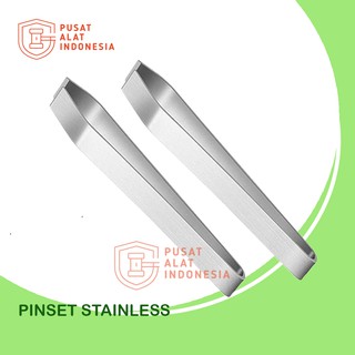 BISA COD - PINSET STAINLESS STEEL PANJANG ALAT JEPITAN PERAWATAN