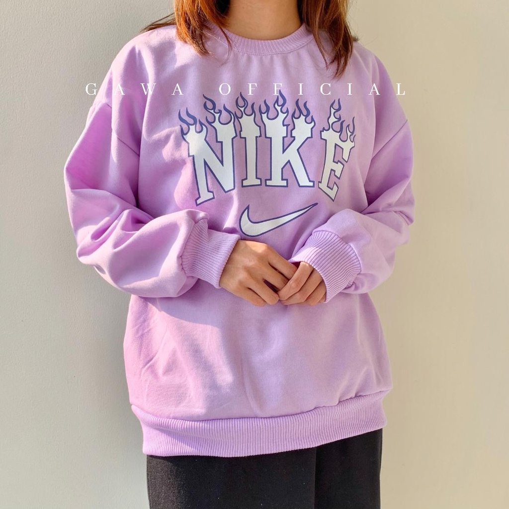 SWEATER OVERSIZE WANITA NIKE SWEATER WANITA PRIA KEKINIAN-5