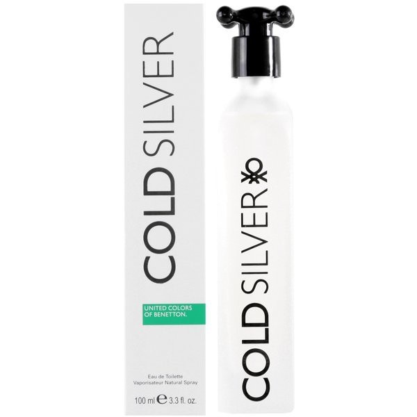 Parfum Original - Benetton Cold Silver For Men EDT 100ml