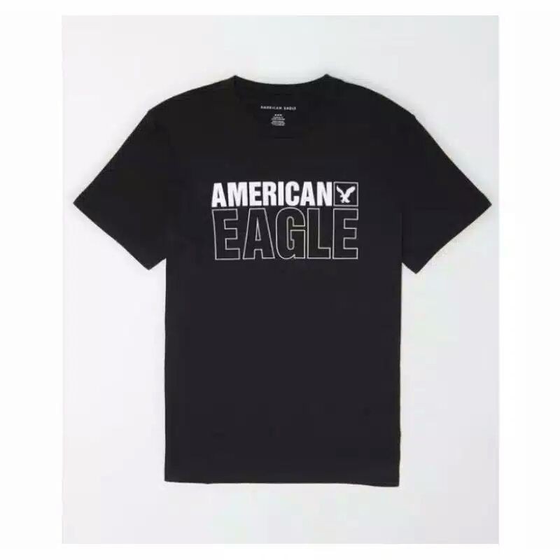 kaos pria American Eagle black
