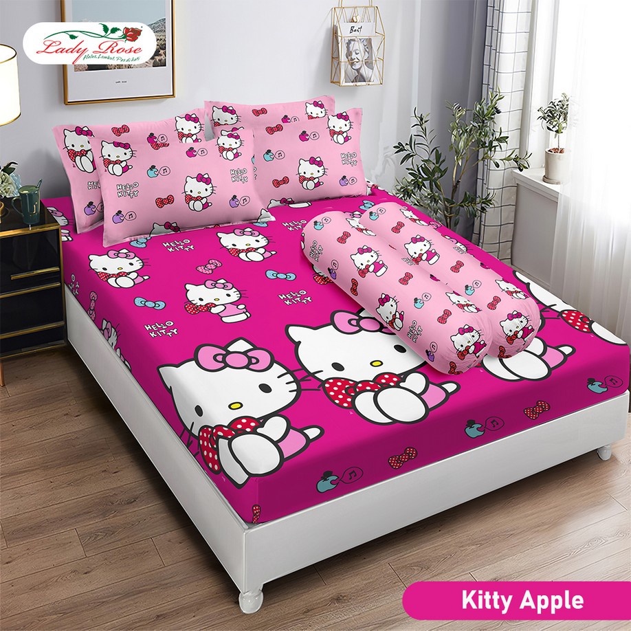 B4 SPREI Lady Rose Karakter Kartun dan Bola 180x200 B4 180X200 120x200