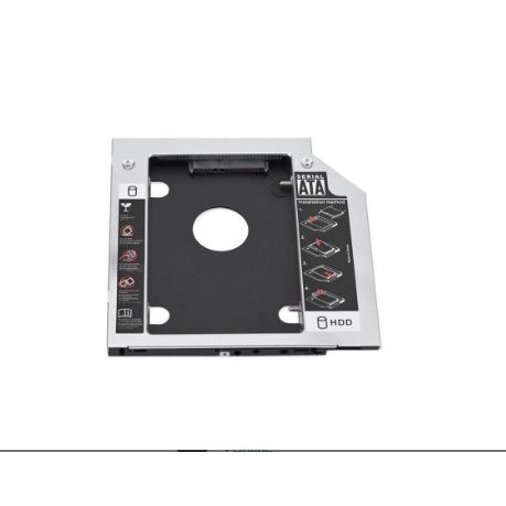 Second harddisk hdd ssd caddy 9.5mm Tipis Slim 2.5&quot; sata 3.0  for internal drive dvd laptop