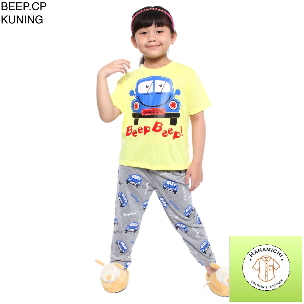 Hanamichi BEEP.CP Baju Tidur Anak Lengan Pendek