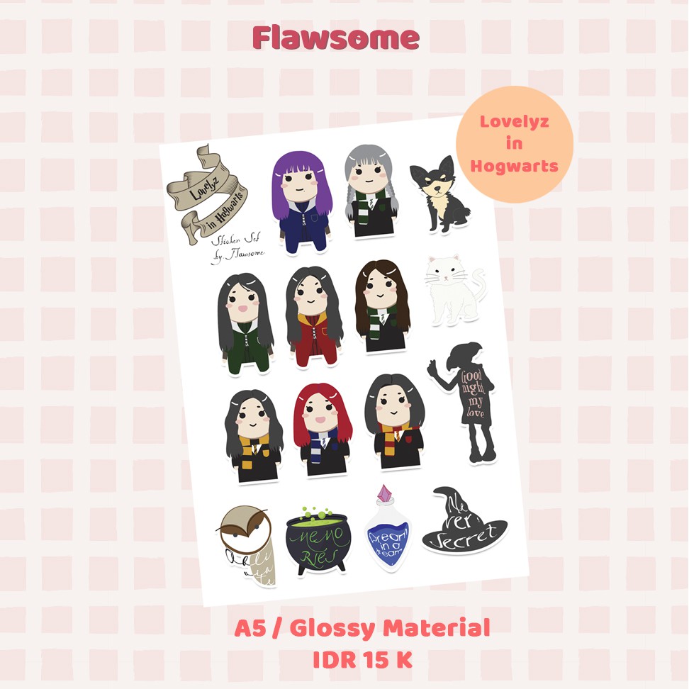 

Stiker Set Kpop - Lovelyz in Hogwarts