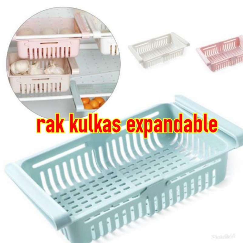 Rak Kulkas Multifungsi Storage Box Kulkas Organizer