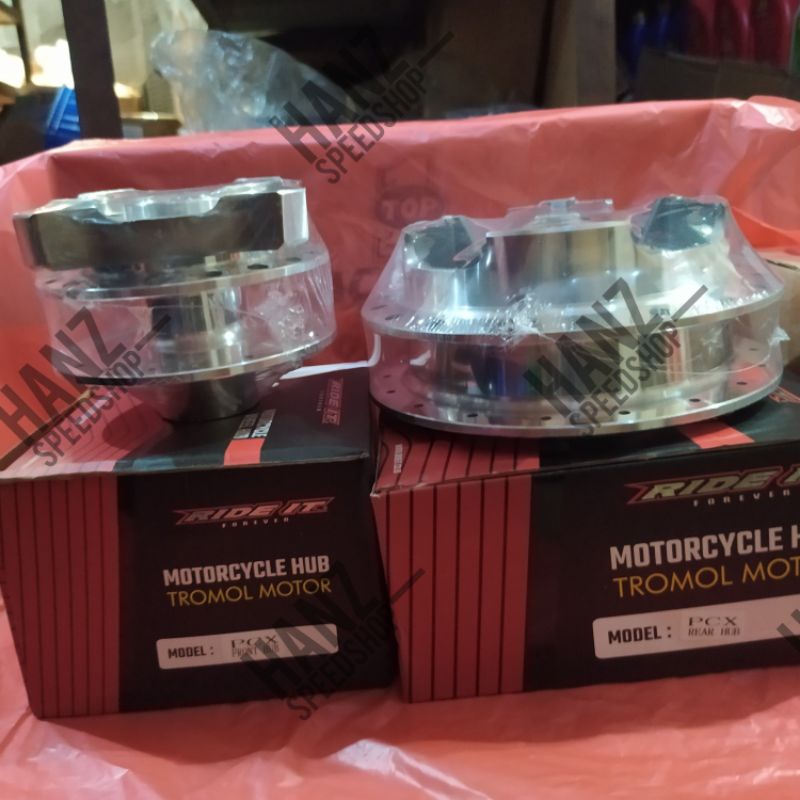 Tromol Set PCX 150 Crome /Tromol Set Depan & Belakang PCX 150