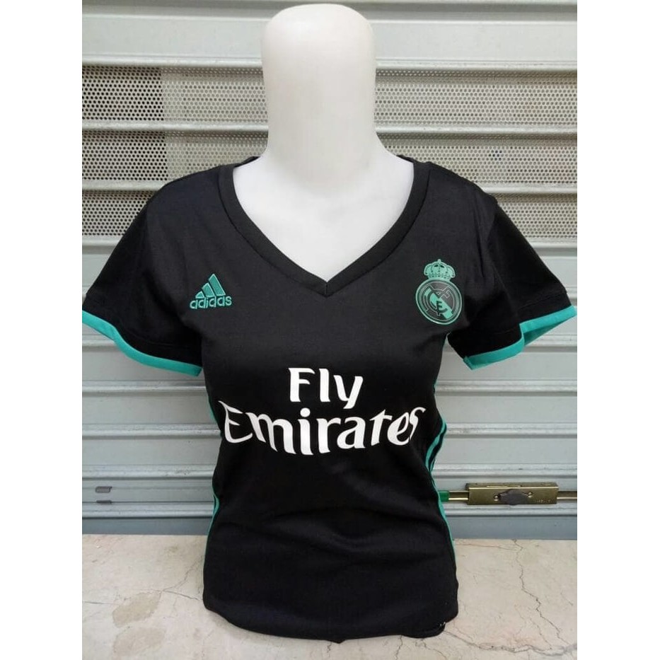 JERSEY REAL MADRID AWAY LADIES GO NEW SEASON 2017 - 18 GRADE ORI