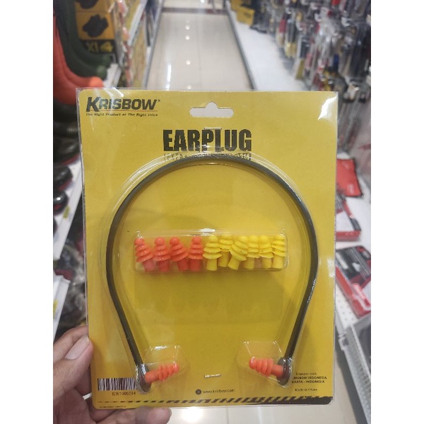 Krisbow earplug/ear plug/peredam suara