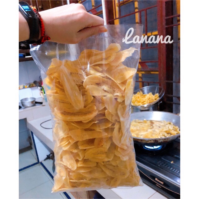 Homemade Keripik Pisang Manis / Gurih Asin 500gr LANANA