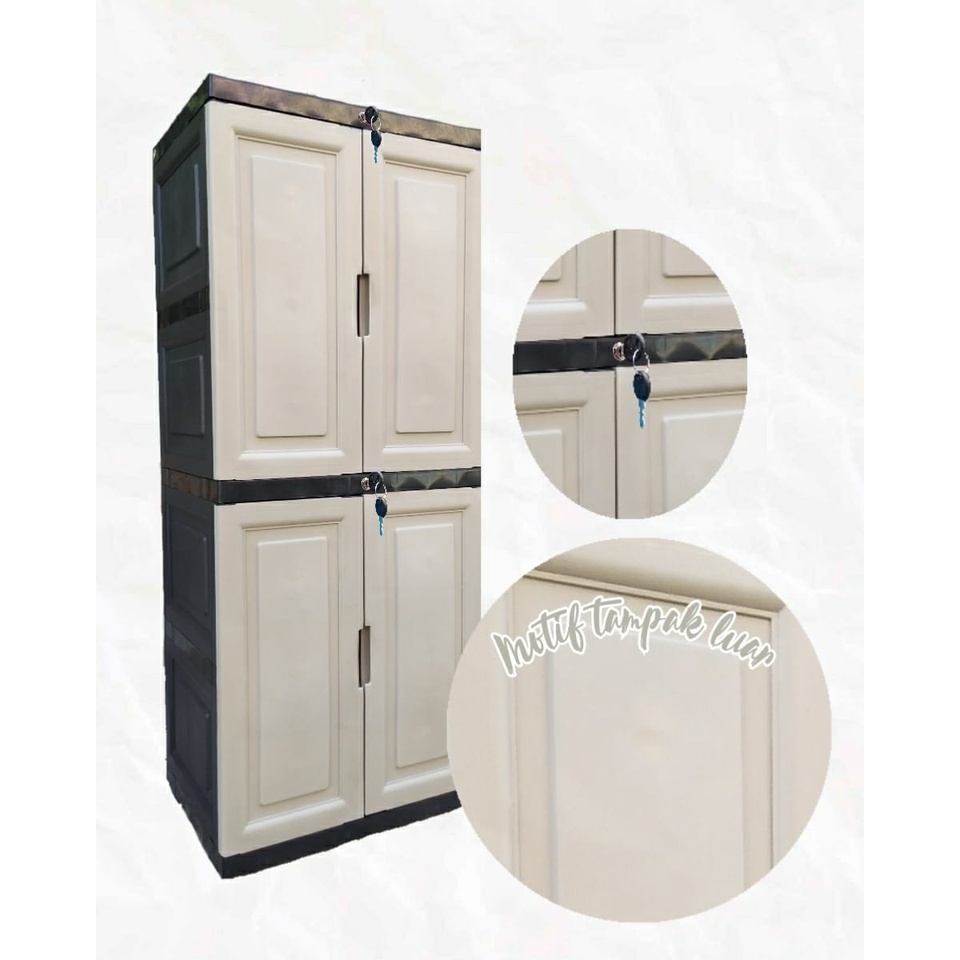 LEMARI GRAND PRIMA 4 PINTU+KUNCI