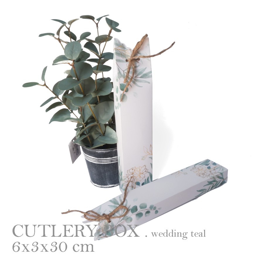 

kardus dus box wedding souvenir kotak kemasan souvenir pernikahan sendok garpu packaging hampers 6x3x30cm