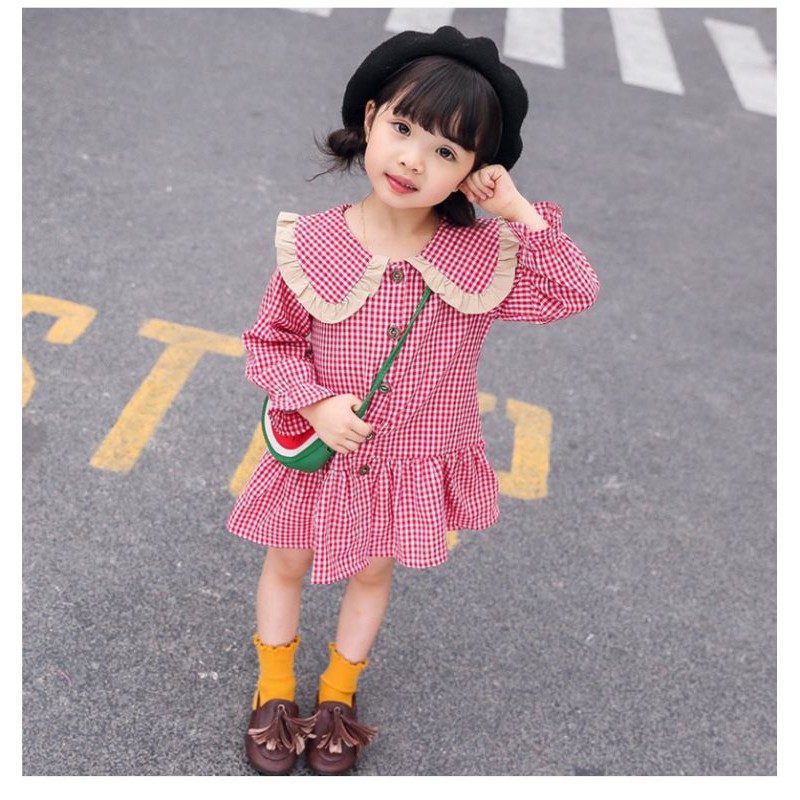 0-7TAHUN DRESS ANAK IMPORT/DRESS PESTA ANAK/DRESS ANAK BAYI VARIASI KERAH/DRESS ANAK WITH BANDANA