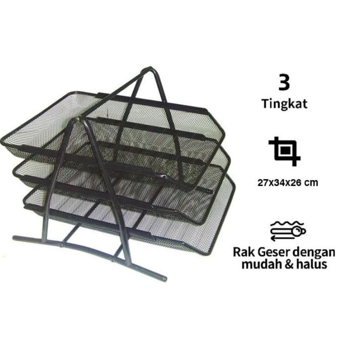 

SUPER SALE DOCUMENT TRAY / RAK TEMPAT DOKUMEN 3 TINGKAT