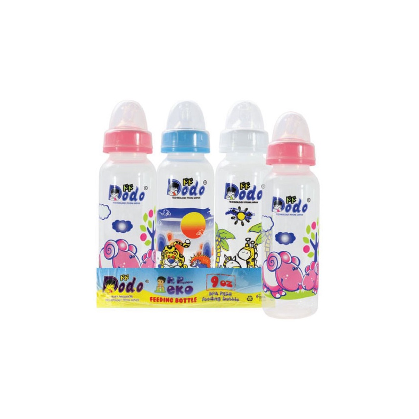 Dodo Botol Bayi Tanpa Pegangan 2oz/4oz/9oz