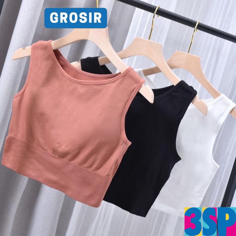 3SP | UWR48 Tanktop Bra Crop Top Bra Yoga Fashion Korea