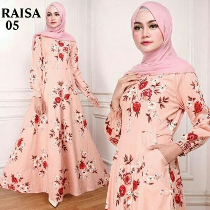 GAMIS AULIA WOLFIS TOYOBO RUFFLE REMPEL 2 WARNA SERUT KANCING SYARI BAJU MUSLIM BUSANA I.324118.106