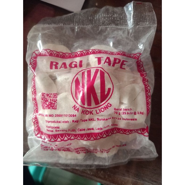 

Ragi tape nkl