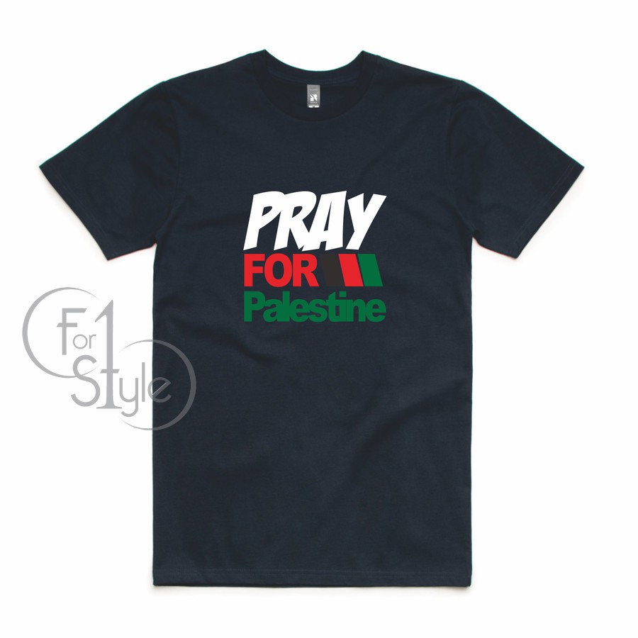 KAOS PRAY FOR PALESTINE - TSHIRT PALESTINE - KAOS PALESTINA INDONESIA SUPPORT