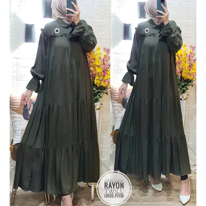 GAMIS RAYON TWIIL ORI PREMIUM TERLARIS 2022