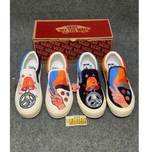 Sepatu V4NSS Slip On HippiE Vasily Kandinsky Exclusive Release Premium BNIB Made In China