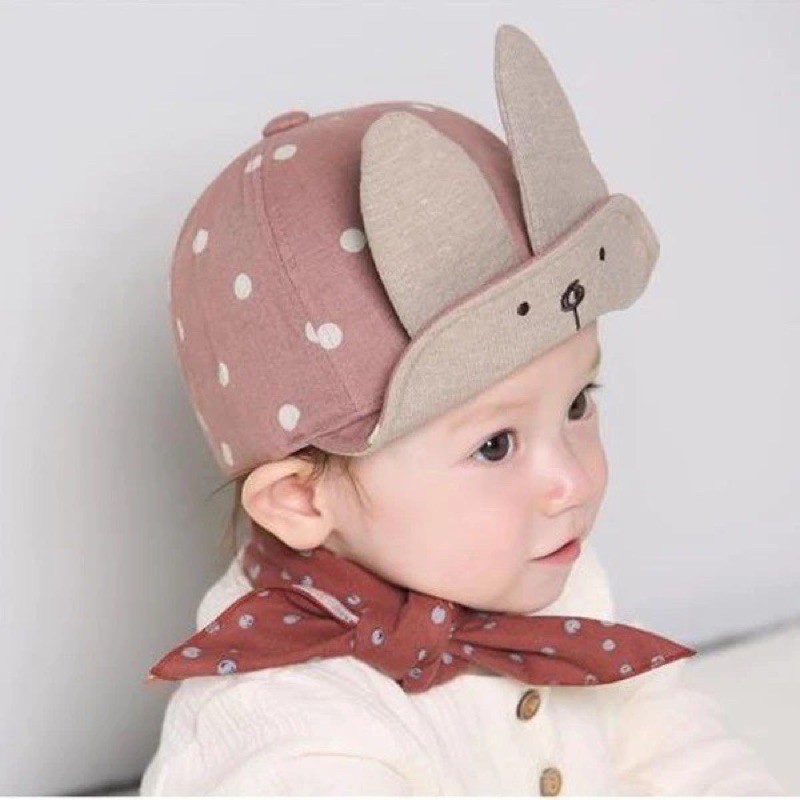 topi anak bunny ear bayi balita unisex cewek cowok-1
