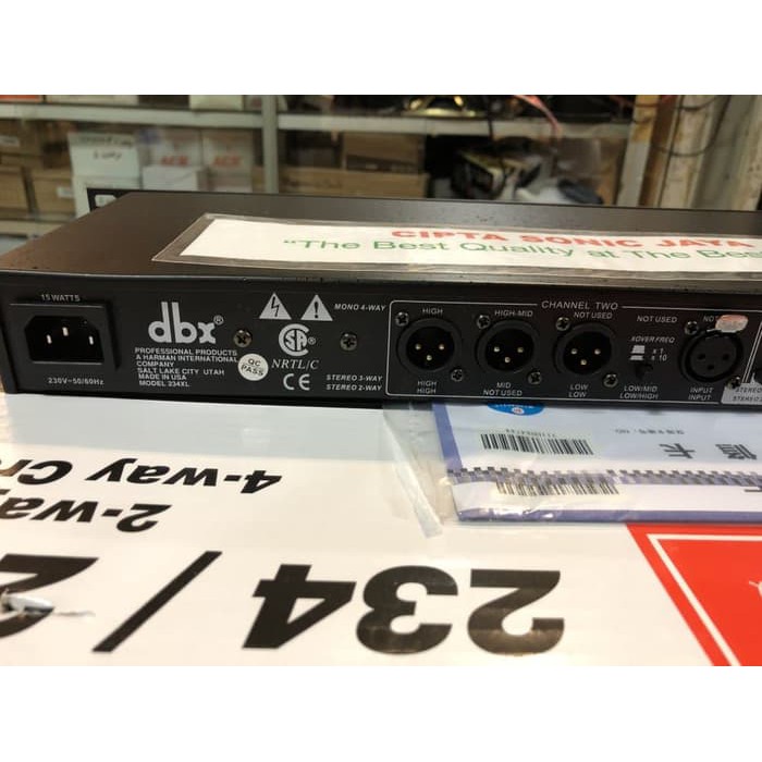 crossover aktif dbx 234 xl